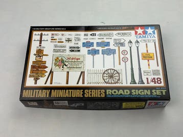 Tamiya 32509 | Road Sign Set | 1:48, Verzenden, Nieuw