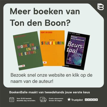 Van Dale junior vergelijkingenwoordenboek - Ton den Boon, Verzenden, Gelezen, Ton den Boon