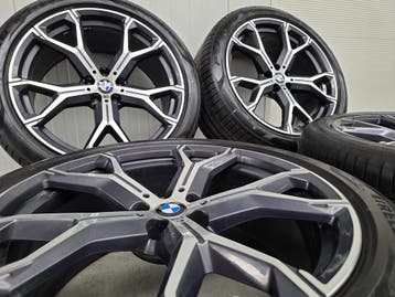 BMW X5 X6 G05 G06 741M 21 inch velgen zomerbanden breedset, Auto-onderdelen, Banden en Velgen, 275 mm, Banden en Velgen, Nieuw