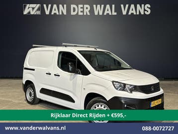 Peugeot Partner L1 H1 | Lease vanaf 240,- p/mnd, Auto's, Peugeot, Gebruikt, Euro 6, Wit, Dealer onderhouden