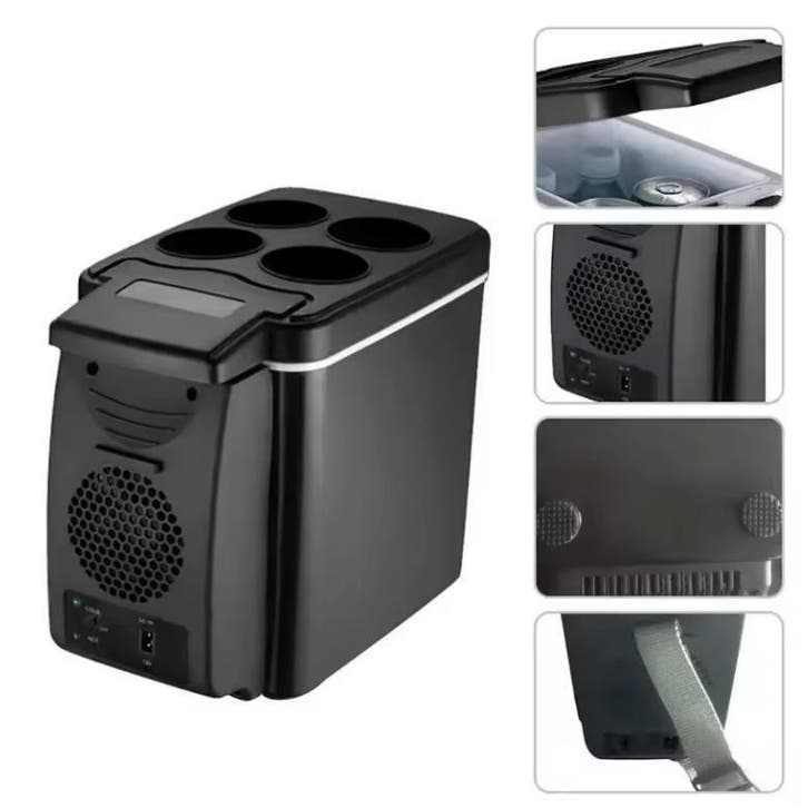 Mini Autokoelkast 6L Koelbox en Verwarmer 12V Reizen, Witgoed en Apparatuur, Koelkasten en IJskasten, Nieuw, Verzenden