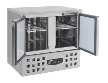 Combisteel Vrieswerkbank | 2 Deurs | Geheel RVS | Met Bovenb, Ophalen of Verzenden, Nieuw