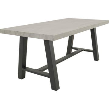 Fresco tuintafel 180x90 cm - antraciet, Ophalen of Verzenden, Nieuw