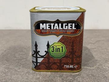 Veiling - 6x Metalgel 3-in-1 lak goud metallic 750ml, Nieuw