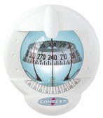 Plastimo Contest 101 Kompas schotmontage wit met witte roos, Ophalen of Verzenden, Nieuw