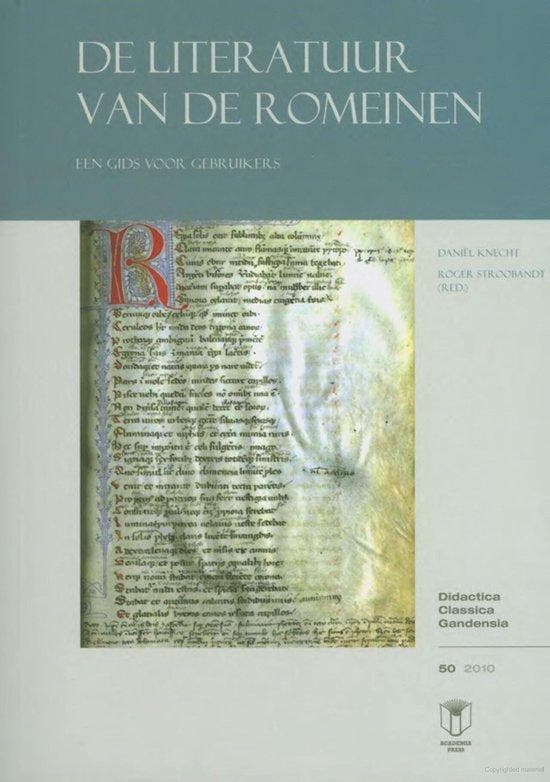 9789038216676 Literatuur van de Romeinen | Tweedehands, Boeken, Schoolboeken, Zo goed als nieuw, Verzenden