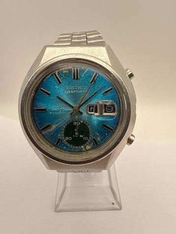 Seiko - 5 Sport - Speetimer Cheonograph - Zonder, Sieraden, Tassen en Uiterlijk, Horloges | Antiek