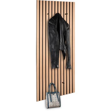 Kapstok - Trion Geve - Wandgarderobe - 50x125cm - Eiken -, Ophalen of Verzenden, Nieuw