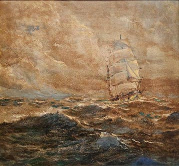 European School (XIX-XX) - NO RESERVE - Navigating the Storm