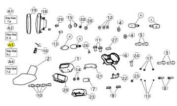 Royal Enfield TRAFFICATOR ASSY WITH BULB - RLH - 587340D ..., Motoren, Verzenden, Nieuw