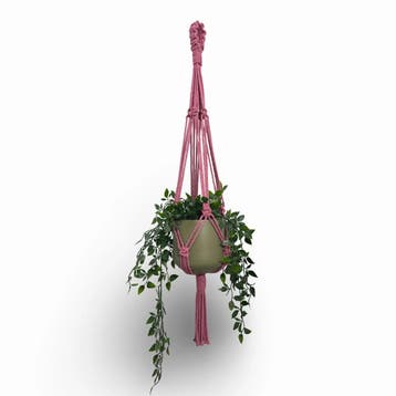 Plantenhanger Funky - Kies kleur en lengte - Katoen -, Huis en Inrichting, Ophalen of Verzenden, Nieuw