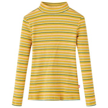 vidaXL Kindershirt met lange mouwen 128 gestreept, Verzenden, Nieuw