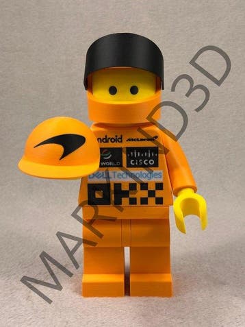 Lego Minifiguur - Racers - McLaren F1 figure, Nieuw