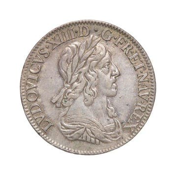 Frankrijk. Louis XIII (1610-1643). 1/4 Écu 1643-A, Paris