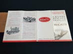 1937 Bugatti Exposition Internationale brochure Frans, Boeken, Verzenden, Zo goed als nieuw