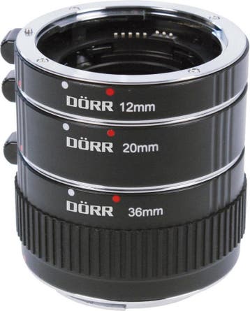 Dörr Extension Tube Set 12/20/36mm voor Sony (Nieuw), Verzenden, Nieuw