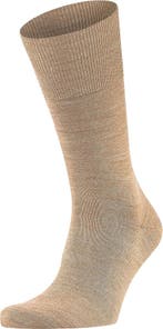 Falke Airport Sok Beige Melange maat 41-42 Heren, Verzenden, Nieuw, FALKE