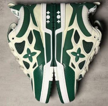 Louis Vuitton Skate Sneaker | Green White, Overige kleuren, Nieuw, Ophalen of Verzenden, Sneakers of Gympen