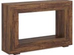 Luxe Rechthoekige Consoletafel – Uniek Design Vintage Hout, Verzenden