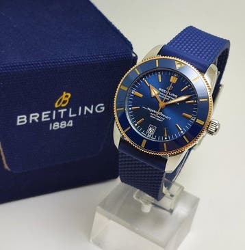 Breitling - Superocean Heritage 42 Blue - UB2010161C1S1 -, Nieuw
