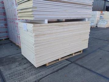 B-keus PIR 2-zijdig aluminium 2500x1200x40mm Rd:1,81 (3m²), Ophalen of Verzenden, Nieuw