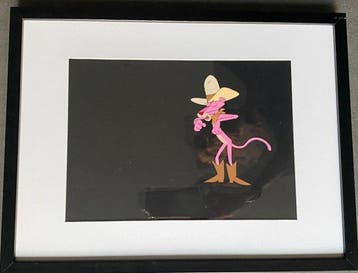 Fritz freleng - 1 Original colour drawing - Pink Panther -, Nieuw in verpakking