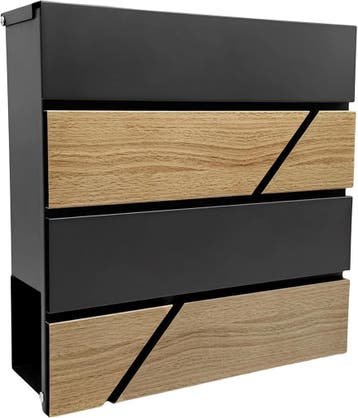 Wandbrievenbus Modern Antraciet | Retourdeal 52% Korting, Ophalen of Verzenden, Gebruikt, IJzer, Wandbrievenbus