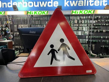 Verkeersbord RVV J21 waarschuwing overstekende kinderen, Ophalen of Verzenden, Nieuw