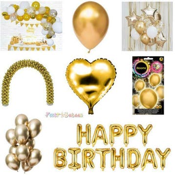 Mega Aanbod Gouden Ballonnen - Ballonnen Goud Alle Soorten!, Hobby en Vrije tijd, Feestartikelen, Ophalen of Verzenden, Nieuw