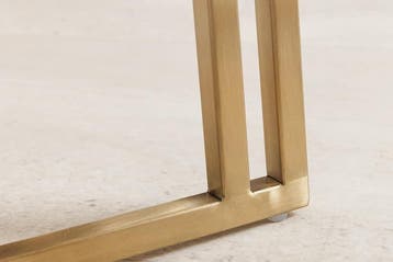 Armleuningen Stoel EXTRAVAGANCIA beige corduroy metaal, Huis en Inrichting, Stoelen, Ophalen of Verzenden, Nieuw