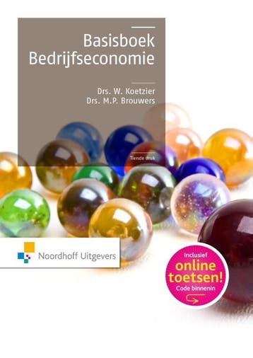 Basisboek bedrijfseconomie druk 10 9789001829544, Verzenden, Zo goed als nieuw