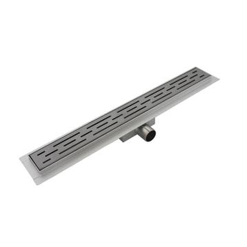 Sani Royal RVS Douchegoot 100 cm Geborsteld Gun, Nieuw