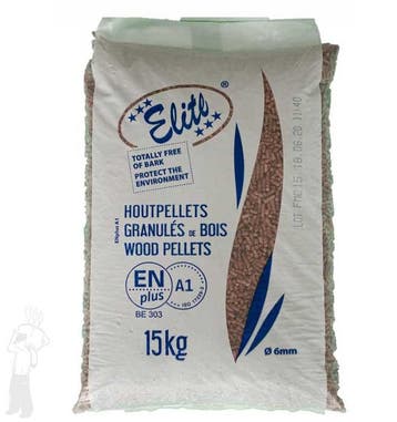 Elite Blauw (975 kg) | houtpellets | ENplus A1 | Mix van, Minder dan 3 m³, Verzenden, Overige houtsoorten