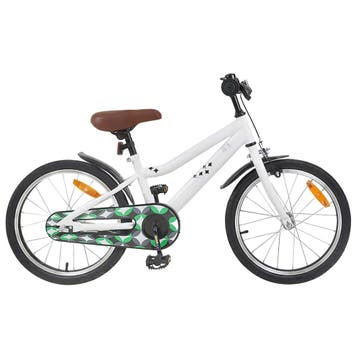 vidaXL Kinderfiets 18 Inch voor 5-7 jaar Wit, Verzenden, Nieuw