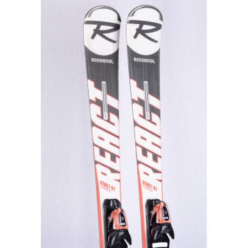142 skis ROSSIGNOL REACT RT CARBON, grip walk, prop tech +, Verzenden, Gebruikt, Rossignol