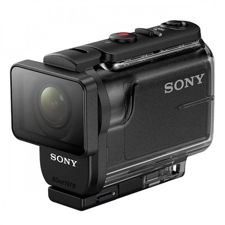 Sony HDR-AS50 Videocamera + Onderwaterbehuizing - Zwart (In, Audio, Tv en Foto, Videocamera's Digitaal, Zo goed als nieuw, Verzenden