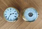 Schatz Ships barometer, scheepsklok (2) - Glas, Messing -