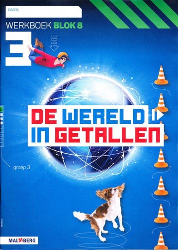 De wereld in Getallen versie 5 Werkboek blok 8 groep 3 (per, Verzenden, Nieuw
