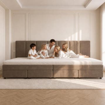 van Schaik Familie Boxspring Royal Velare XXXL - 360 x 200, Nieuw