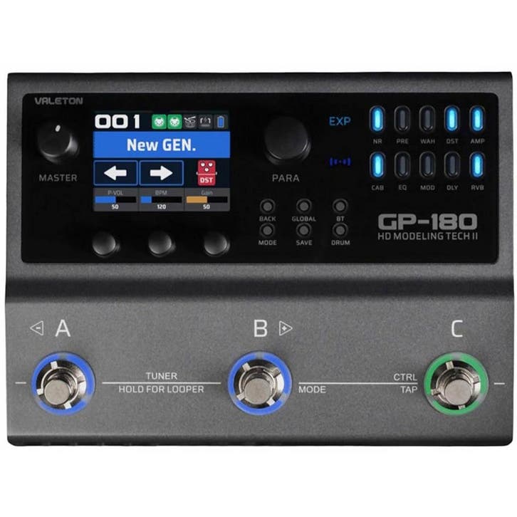 Valeton GP-180 Multi-Effects Processor - NAM & IR Loader, Muziek en Instrumenten, Effecten, Verzenden