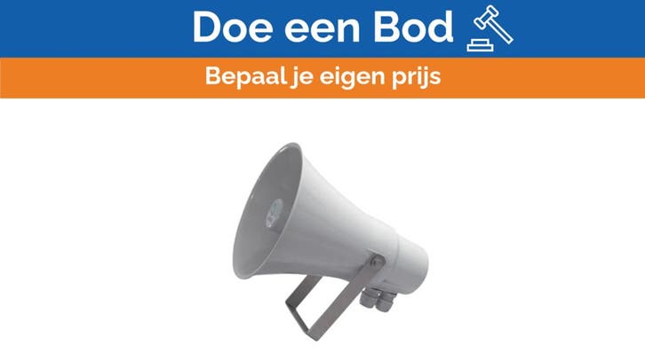 Bieden: Jagro 100V waterproof horn speaker, Watersport en Boten, Navigatiemiddelen en Scheepselektronica, Kabel of Apparatuur
