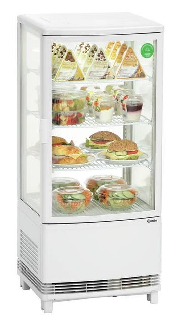 Bartscher Mini-koelvitrine 86L | LED | Dubbelzijdige toegang, Ophalen of Verzenden, Nieuw