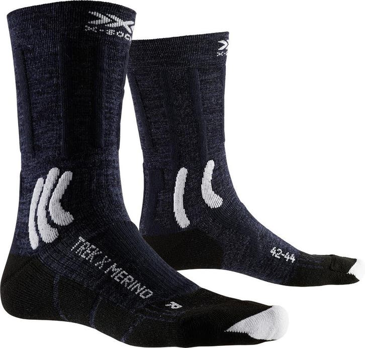 X-Socks Trek Merino Crew wandelsokken  Donkerblauw - 35-38, Sport en Fitness, Bergsport en Wandelen, Kleding, Nieuw, Verzenden