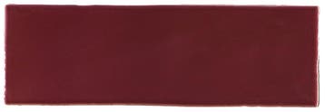 Wandtegel Valence May Grana Rood Glans 6,5x20 (Muurtegels), Doe-het-zelf en Verbouw, Tegels, Nieuw, 20 tot 40 cm, 10 m² of meer