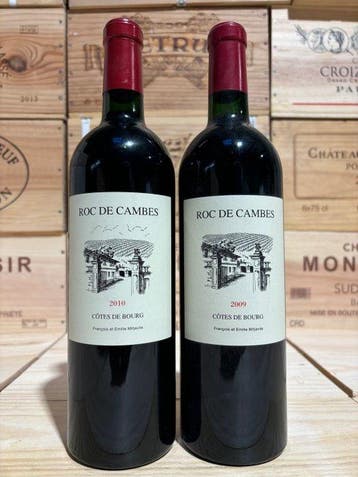 2009 & 2010 Roc de Cambes - Cote de Bourg - 2 Flessen (0.75, Nieuw