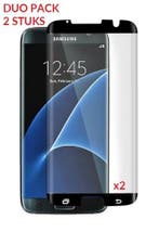 2 STUKS Galaxy S7 Edge Case Friendly 3D Tempered Glass Scree, Ophalen of Verzenden, Nieuw