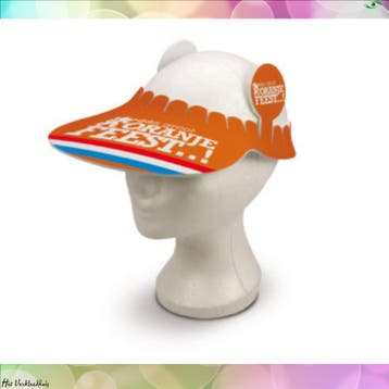 Oranje zonneklep Holland, Verzenden, Nieuw
