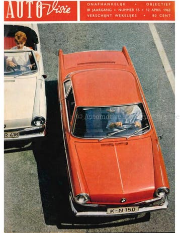 1963 AUTOVISIE MAGAZINE 15 NEDERLANDS, Nieuw, Author