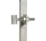 Stalen Poortframe Verstelbaar Vuurverzinkt 130 x 155 cm, Nieuw