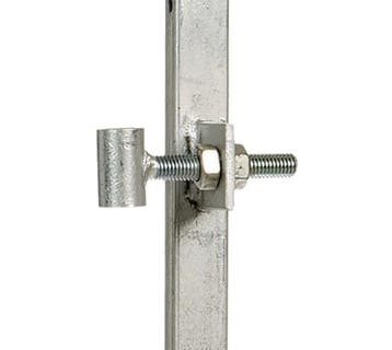 Stalen Poortframe Verstelbaar Vuurverzinkt 130 x 155 cm, Nieuw